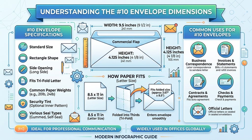 10 Envelope Dimensions