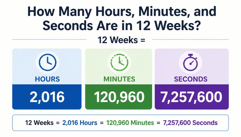 Seconds Are in 12 Weeks?